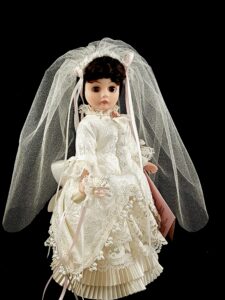 Madame Alexander Bride doll in ivory dress