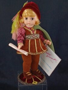 Madame Alexander Christopher Columbus doll in brown outfit