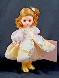 Fairy doll in yellow & lavender dress Hans Christian Anderson series Little Thumbkins